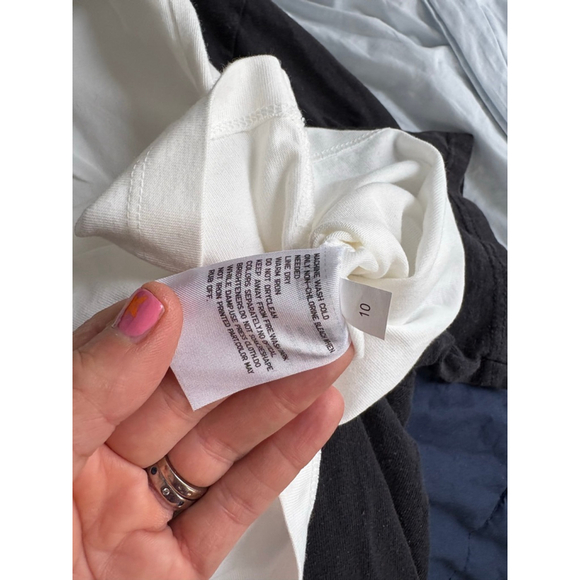 Men's Uniqlo White Supima Cotton Crew Neck Short Sleeve T-Shirt XS - Picture 4 of 4